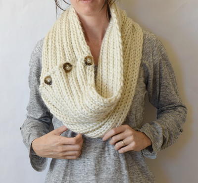 Two Ways Trendy Knit Cowl