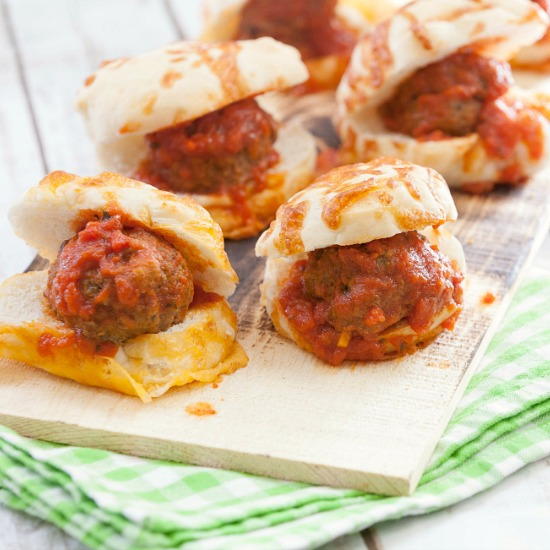 Meatball Mozzarella Sliders Meatball Mozzarella Sliders