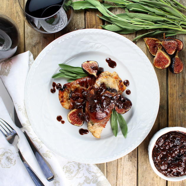 Chicken Fig Saltimbocca