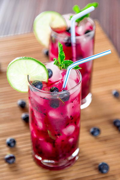 Blueberry Mojitos Blueberry Mojitos