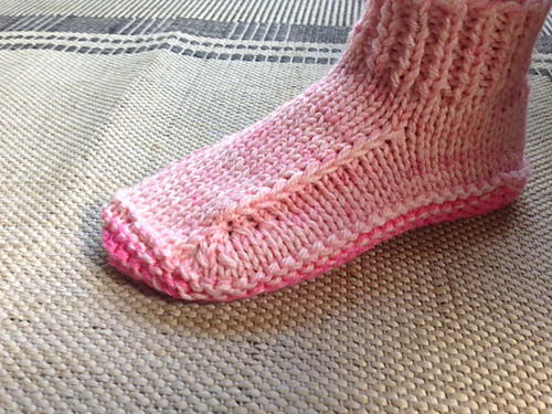 Dorm Boots Slippers AllFreeKnitting