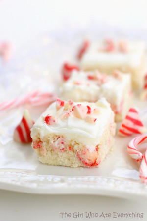 Candy Cane Cookie Bars Candy Cane Cookie Bars