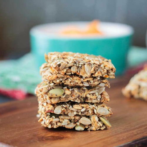 Sun-Dried Tomato Garlic Super Seed Crackers Sun-Dried Tomato & Garlic Super Seed Crackers