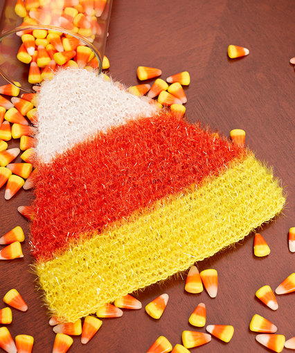 Candy Corn Scrubby Candy Corn Scrubby