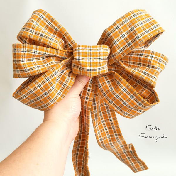 Flannel Shirt Ribbon Tutorial Flannel Shirt Ribbon Tutorial