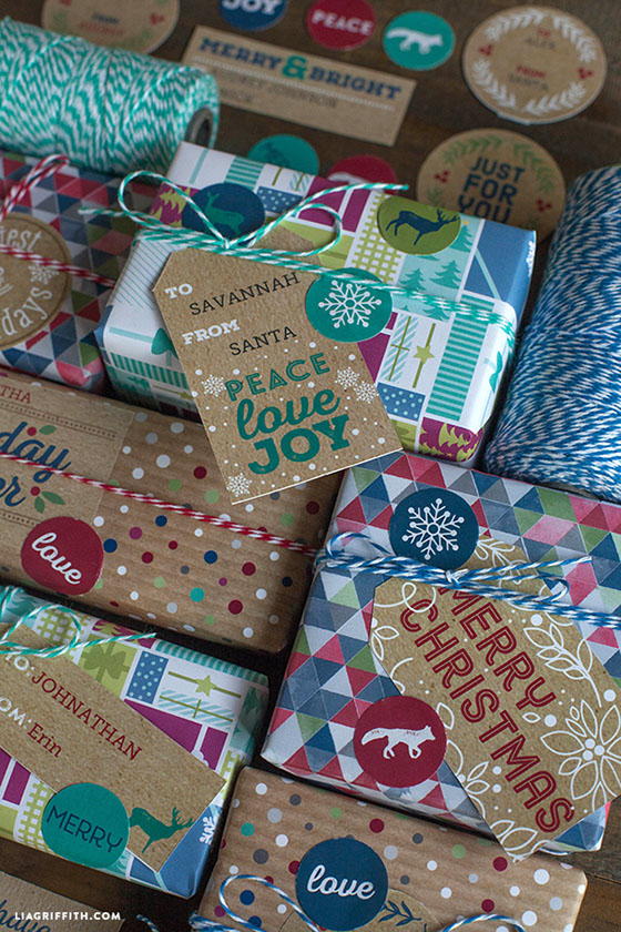 Beautiful Rustic Christmas Gift Tags Printable