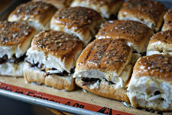 Beef and Blue Cheese Sliders Beef and Blue Cheese Sliders