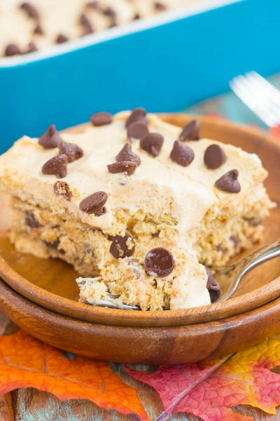 No-Bake Pumpkin Chocolate Chip Icebox Cake No-Bake Pumpkin Chocolate Chip Icebox Cake