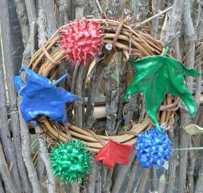 Kid's Merry and Bright Nature Wreath