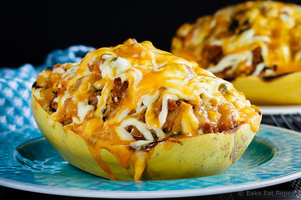 Southwest Stuffed Spaghetti Squash Southwest Stuffed Spaghetti Squash