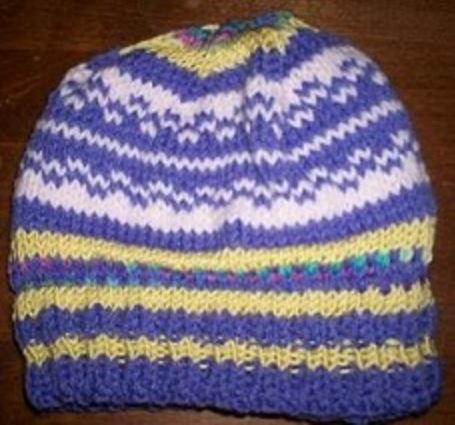 Simple Colorwork Beanie Simple Colorwork Beanie