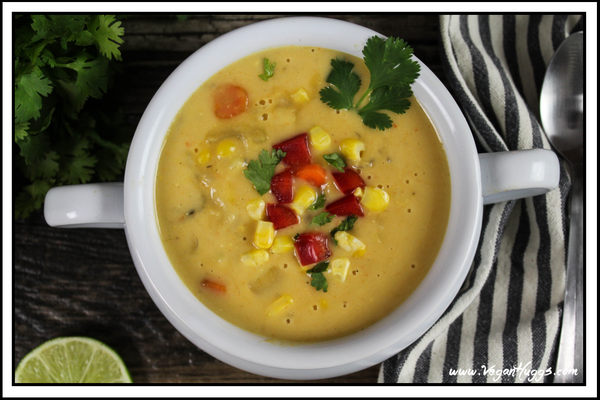 Vegan Potato Leek Corn Chowder Vegan Potato, Leek & Corn Chowder