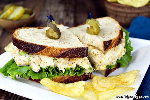 Vegan Tuna Salad Sandwich Vegan Tuna Salad Sandwich