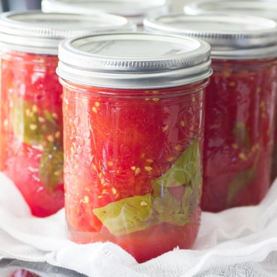 Simple Easy Homemade Canned Tomatoes Simple Easy Homemade Canned Tomatoes