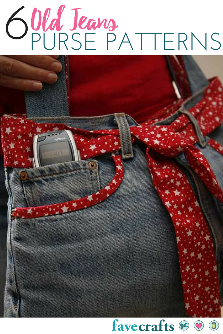 6 Old Jeans Purse Patterns | FaveCrafts.com