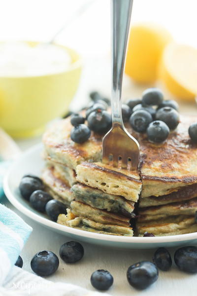 Lemon Blueberry Greek Yogurt Pancakes Lemon Blueberry Greek Yogurt Pancakes