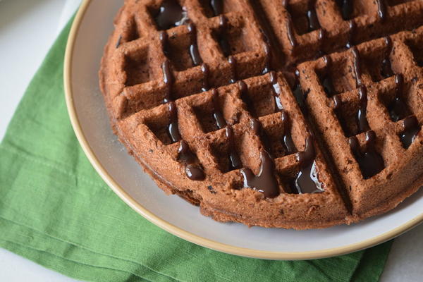 Fudgey Chocolate Waffles Fudgey Chocolate Waffles