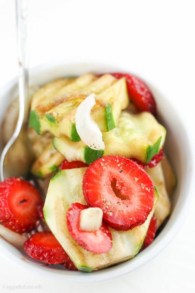 Cucumber Strawberry Salad Cucumber Strawberry Salad