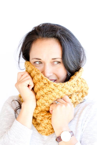 Bean Stitch Cowl Crochet Pattern Bean Stitch Cowl Crochet Pattern