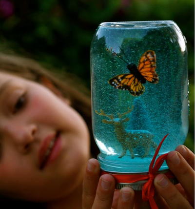 Wonderfully Winter DIY Snow Globe