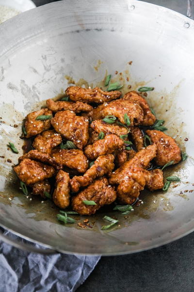 Skinny General Tsos Chicken Copycat Skinny General Tso's Chicken Copycat