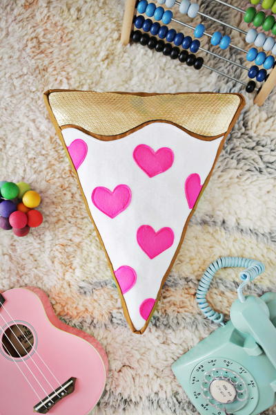 Pizza My Heart DIY Pillow Pizza My Heart DIY Pillow
