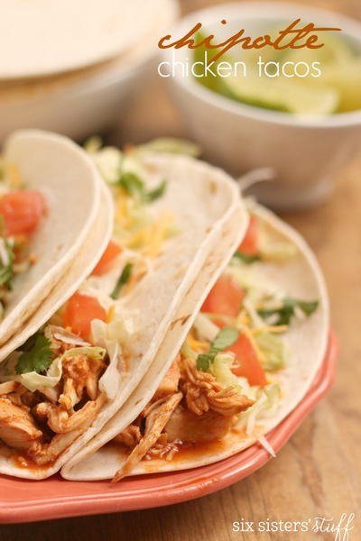 Slow Cooker Chipotle Chicken Tacos Slow Cooker Chipotle Chicken Tacos