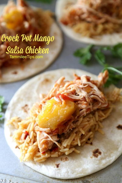 Tasty Slow Cooker Mango Salsa Chicken Tasty Slow Cooker Mango Salsa Chicken