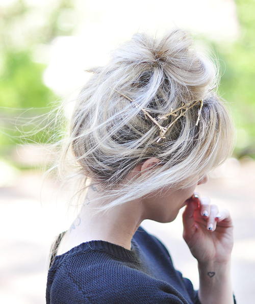Gorgeous Golden Branch DIY Hair Pins Gorgeous Golden Branch DIY Hair Pins