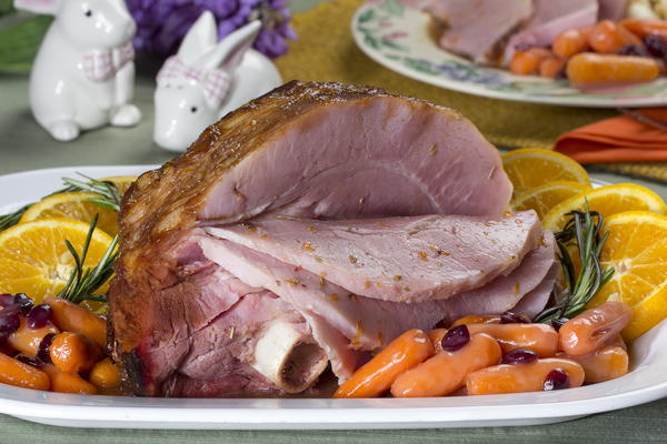 Slow-Cooked Orange Glazed Ham
