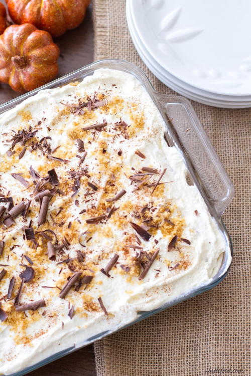 Chocolate Pumpkin Spice Dessert Lasagna Chocolate Pumpkin Spice Dessert Lasagna