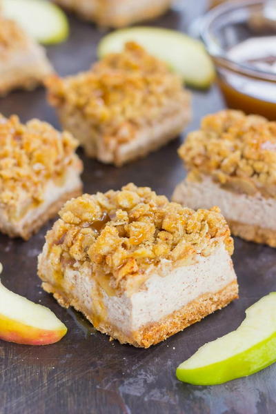 Caramel Apple Cheesecake Bars Caramel Apple Cheesecake Bars