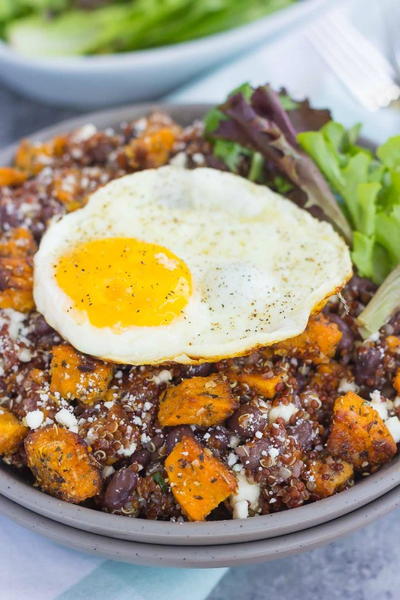 Roasted Parmesan Sweet Potato Quinoa Bowl Roasted Parmesan Sweet Potato Quinoa Bowl