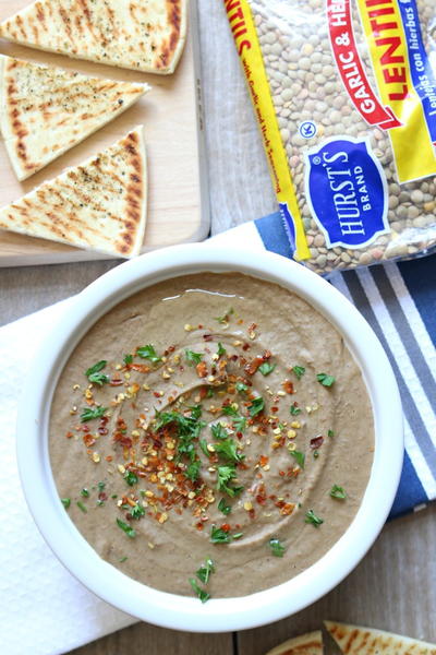 Slow Cooker Lentil Hummus