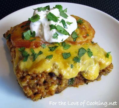 Mexican Rice Casserole con Queso Mexican Rice Casserole con Queso