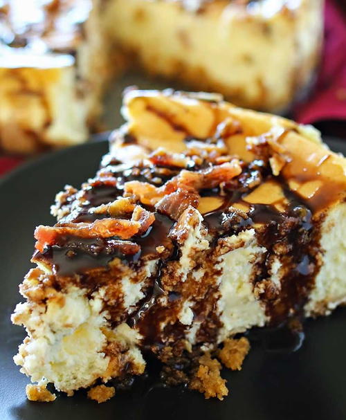 Bacon Bourbon Caramel Cheesecake Recipe Bacon Bourbon Caramel Cheesecake Recipe