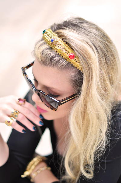 Dolce and Gabanna Inspired DIY Headband Dolce and Gabanna Inspired DIY Headband