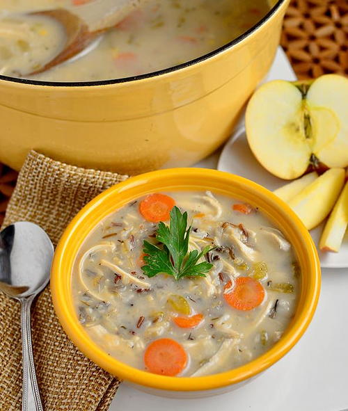 Just-Like Panera Chicken and Wild Rice Soup Just-Like Panera Chicken and Wild Rice Soup