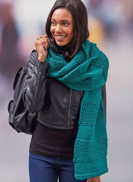 Textured Stripes Super Scarf Textured Stripes Super Scarf