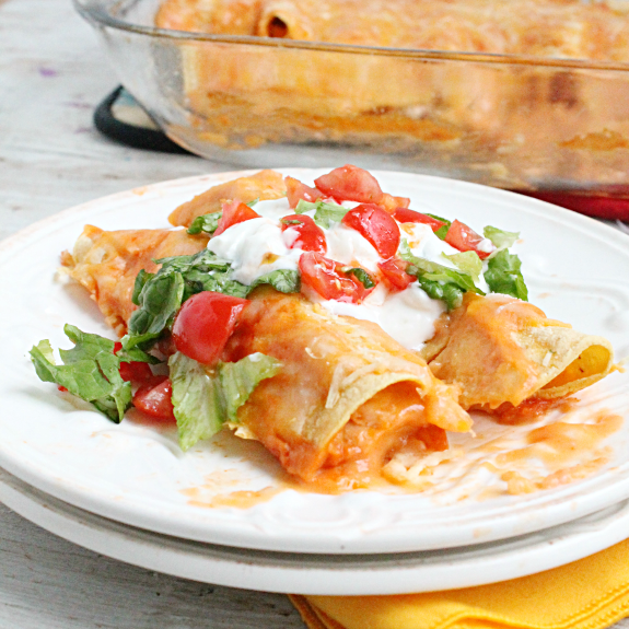 Creamy Chicken Enchilada Casserole Creamy Chicken Enchilada Casserole