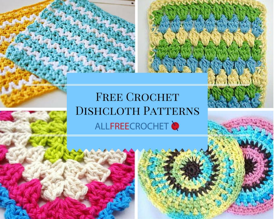 51 Free Crochet Dishcloth Patterns