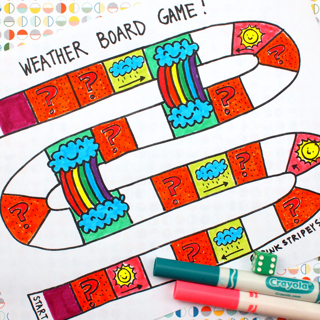 Free Printable Weather Game for Kids
