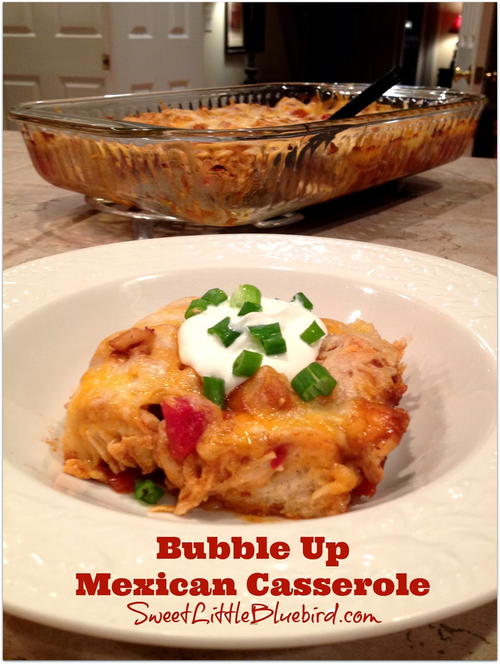 5-Ingredient Bubble-Up Mexican Casserole 5-Ingredient Bubble-Up Mexican Casserole