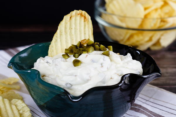 Gherkin and Caramelized Onion Dip Gherkin and Caramelized Onion Dip