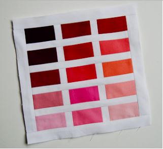 Paint Chip Block Tutorial Paint Chip Block Tutorial