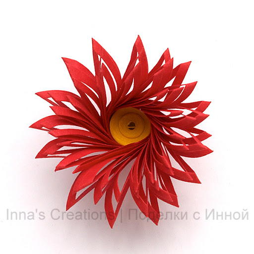 Double Fringed DIY Paper Flowers Double Fringed DIY Paper Flowers