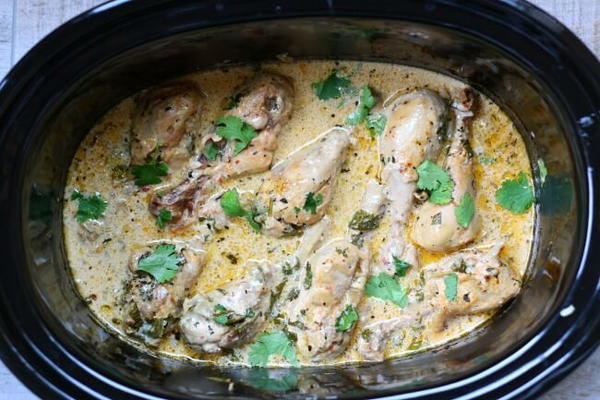 Slow Cooker Spicy Coconut Chicken Drumsticks Slow Cooker Spicy Coconut Chicken Drumsticks