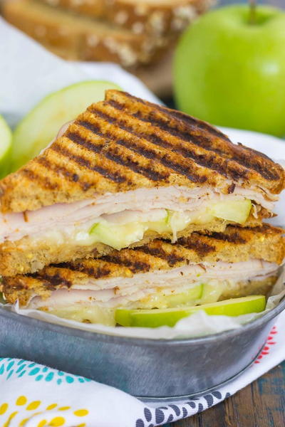 Turkey, Apple and Brie Panini