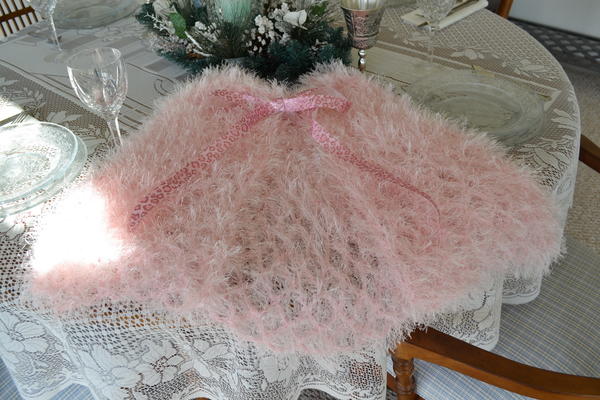 Fur Frenzy Crochet Capelet