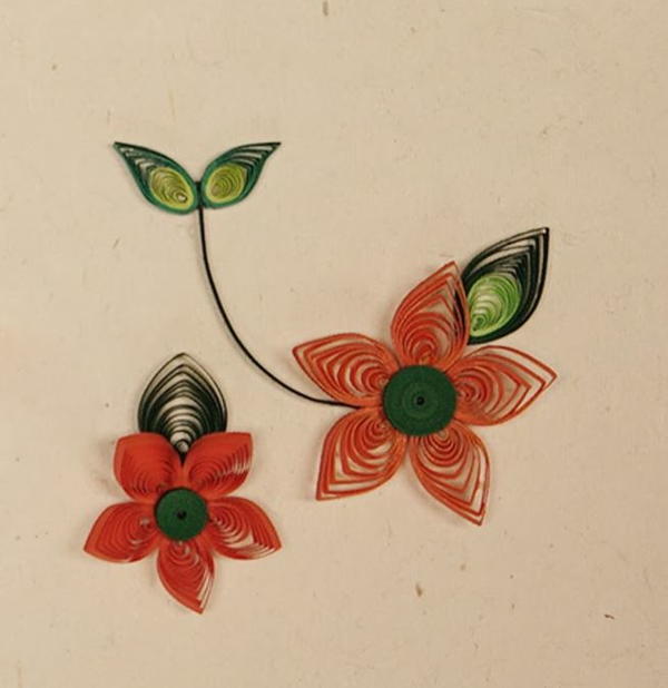 Foxy 3D Quilling Flowers Foxy 3D Quilling Flowers